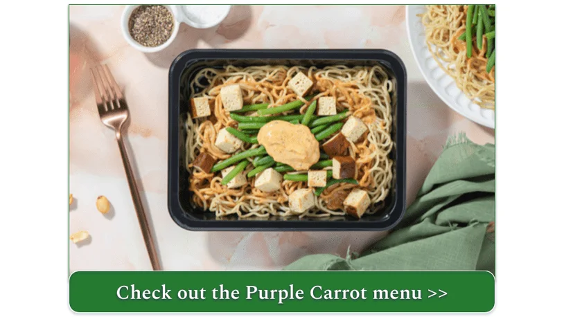 Purple Carrot's Thai Peanut Noodles