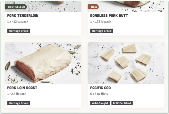 Cuts come in different sizes