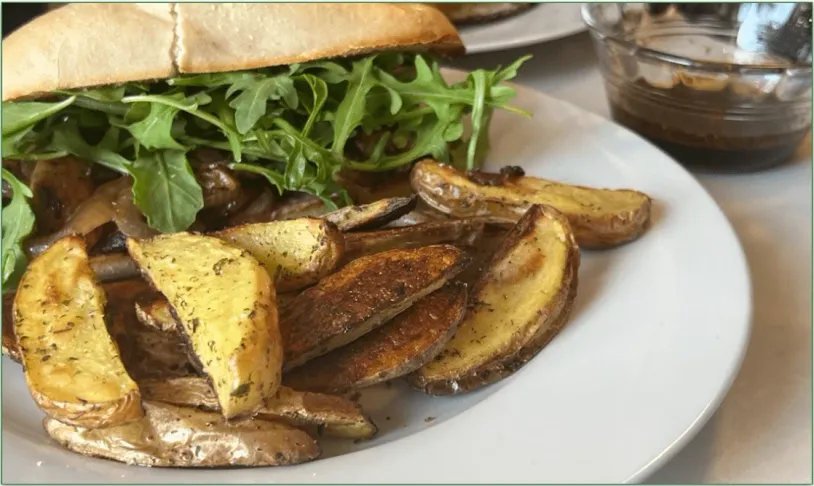 HelloFresh's Vegan Mushroom French Dip Sandwiches