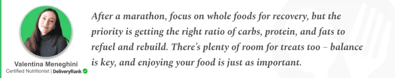 Quote from our certified nutritionist