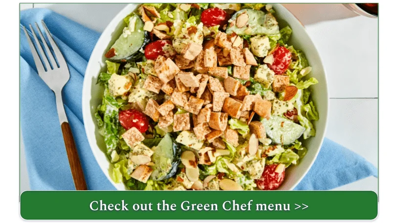 Green Chef's Greek Salad With Crunchy Pita Croutons
