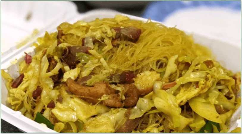 photo of Rainbow Cafe's Chow Mein with Spam available for delivery from Postmates' mobile app.