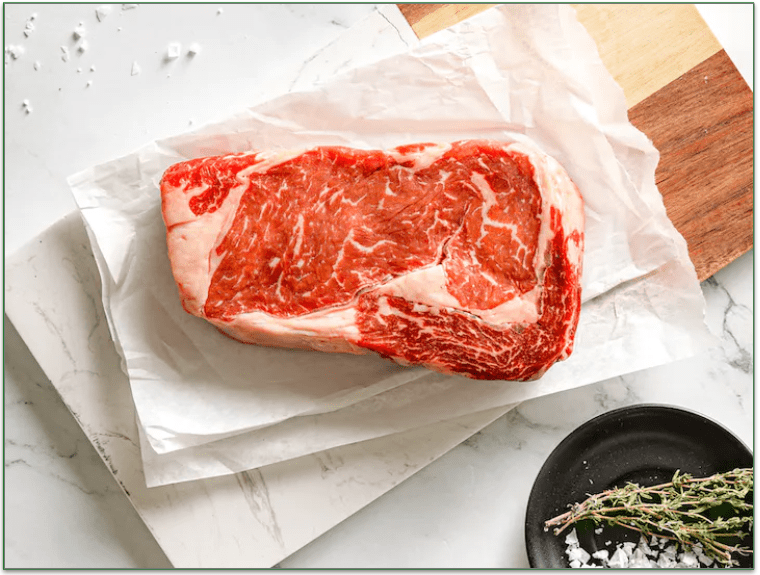 Crowd Cow's Boneless Ribeye Steak