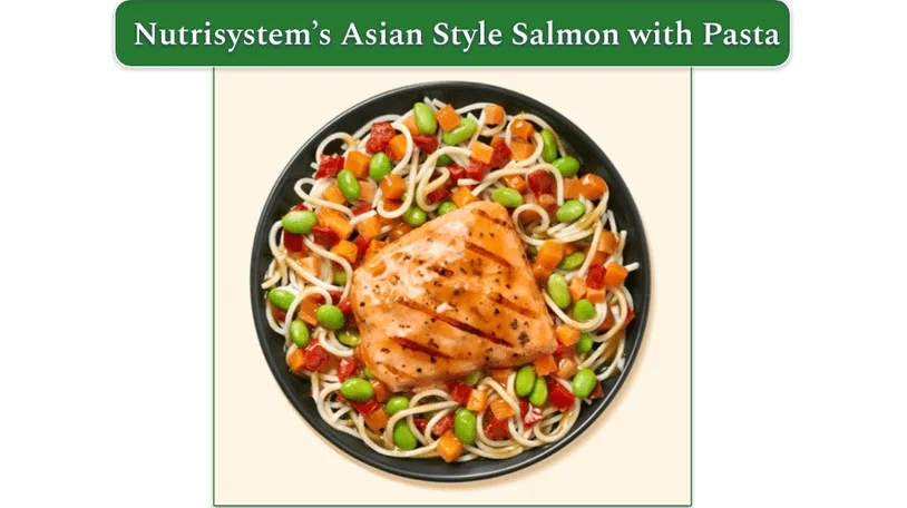 Nutrisystem's Asian Style Salmon with Pasta