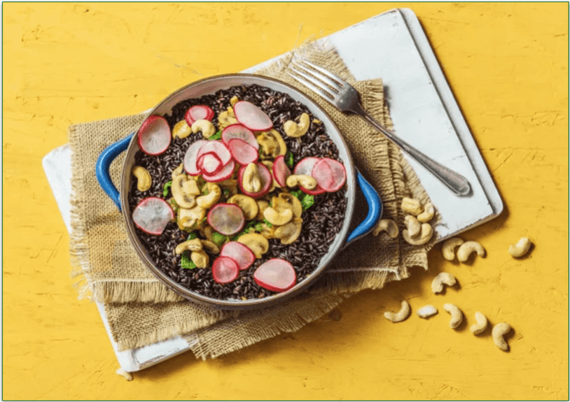Bok Choy and Black Rice Veggie Bowl by HelloFresh