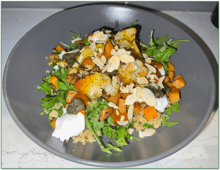 Green Chef’s Harissa and Zhoug Cauliflower