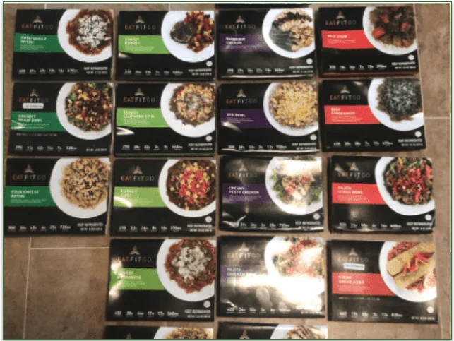 Eat Fit Go color-coded meals