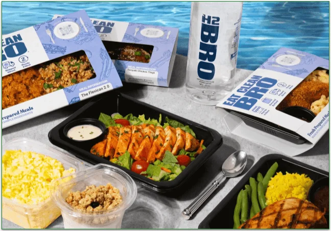 Eat Clean Bro's menu filters