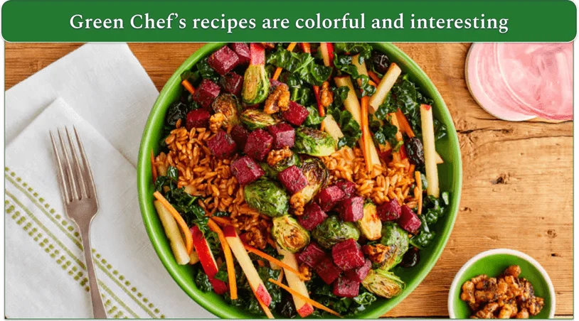 Apple and Farro Bowls from the Green Chef menu