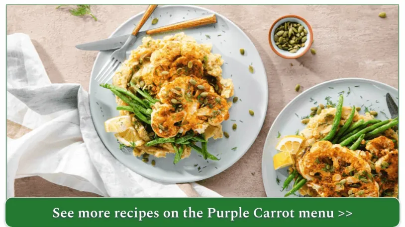 Purple Carrot's Tahini Cauliflower Steaks