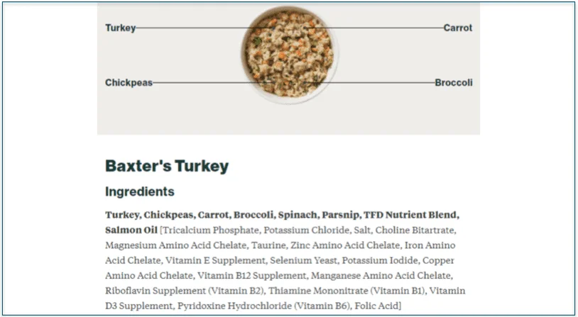 All the ingredients are listed for each recipe