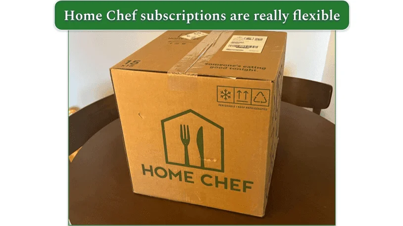 Unboxed Home Chef box