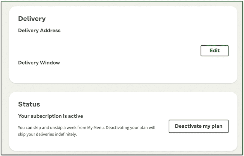 Factor's Plan Settings