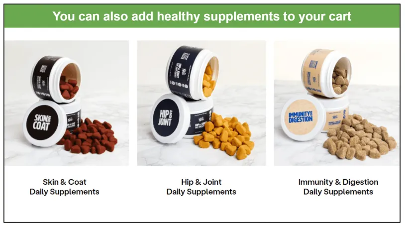 Wild Earth's supplements range