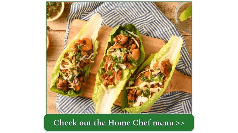 Home Chef's Asian-Style Turkey Lettuce Wraps