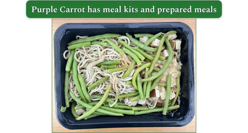 Thai Peanut Noodles by Purple Carrot