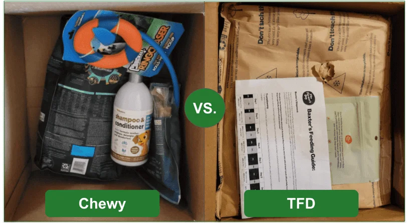 Inside-the-box view for both brands