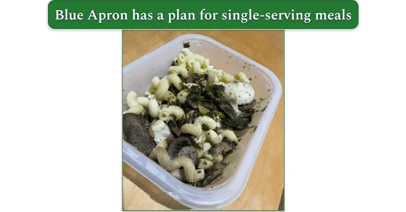 Blue Apron’s Cheesy Truffle Cavatappi