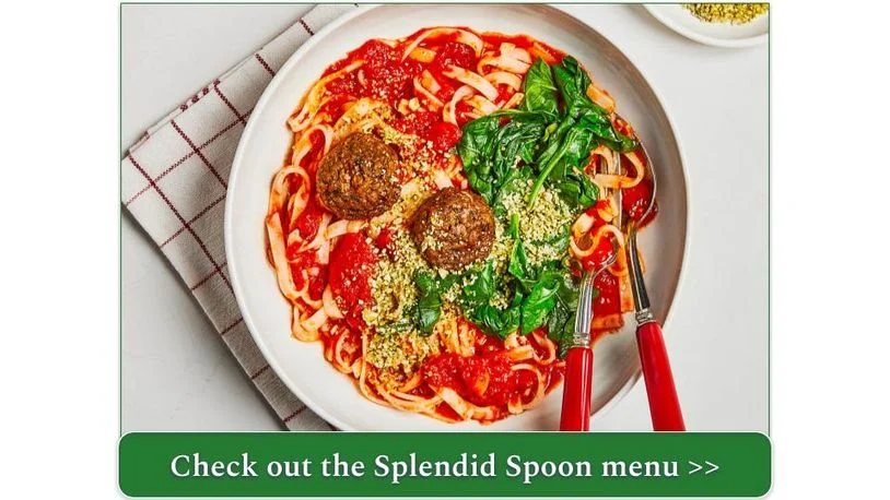 Splendid Spoon's Vegan Meatballs & Marinara Noodles