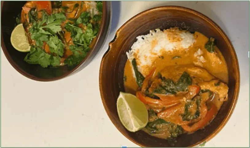 Dinnerly's 2-serving meal