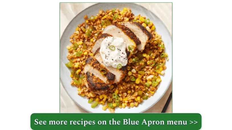 Cajun-Style Pork & Farro Salad from Blue Apron