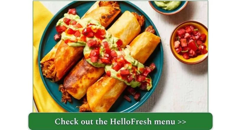 HelloFresh's Fully Loaded Pork Taquitos