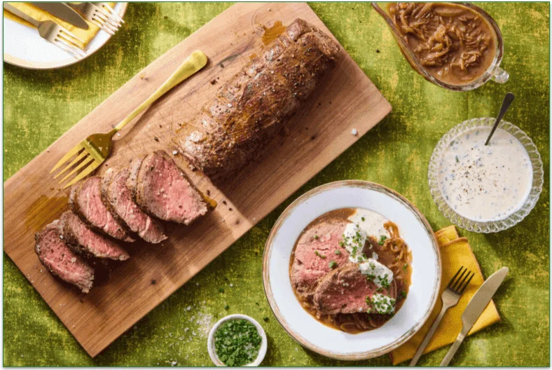 Marley Spoon's Thanksgiving! Beef Tenderloin Roast
