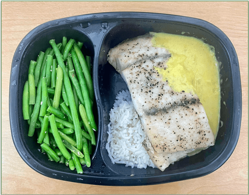 Barramundi Seabass by BistroMD in its microwave tray