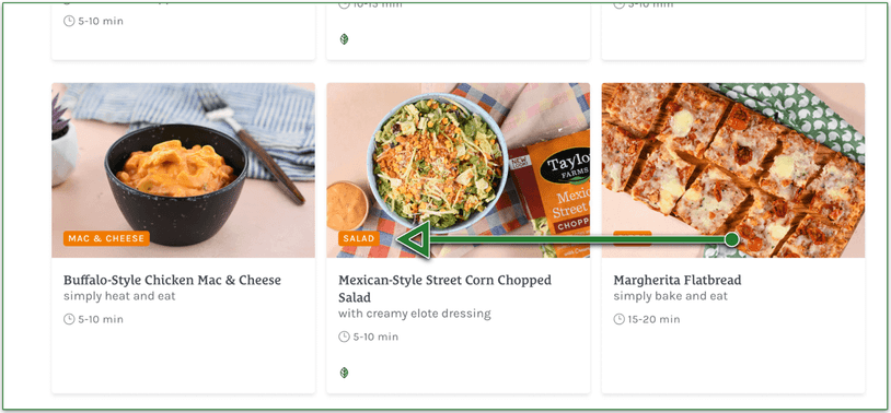 Look out for the “Salad” tag in the Extras section