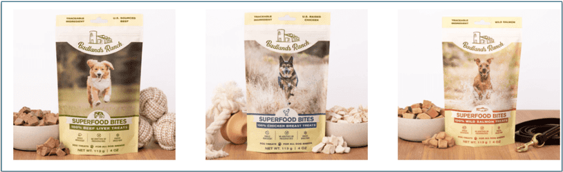 Single-ingredient treats are available, too