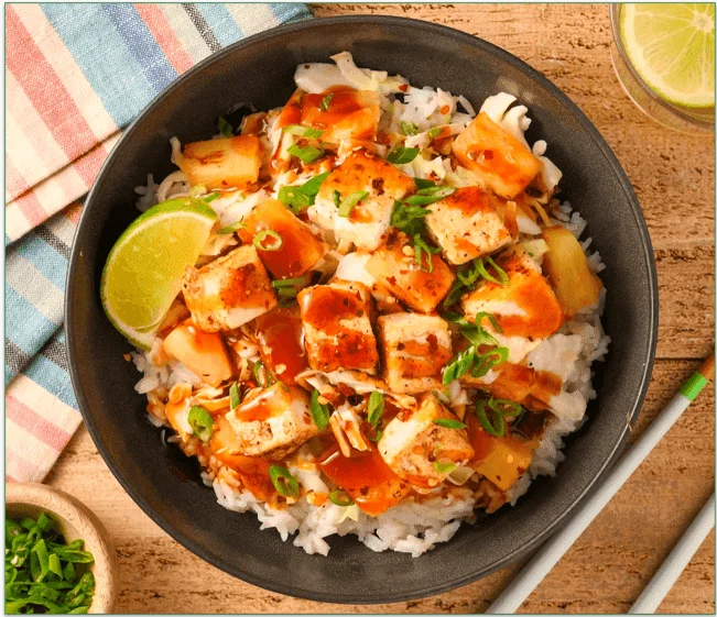 Huli Huli Tofu Rice Bowl by Home Chef
