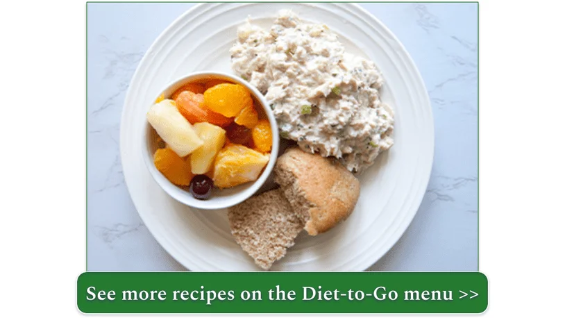 Diet-to-Go's Orlean's Tuna Salad dish
