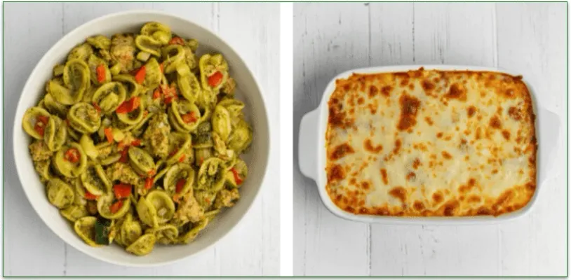  Family seated at a table enjoying dinner