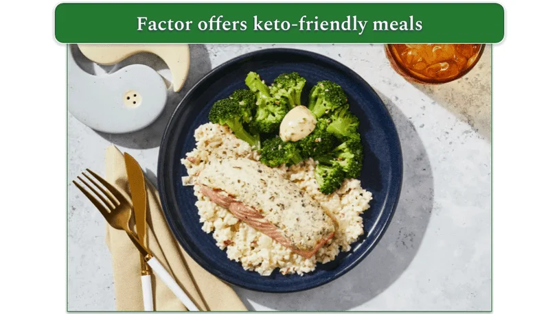 Herb Cream Cheese Salmon from Factor