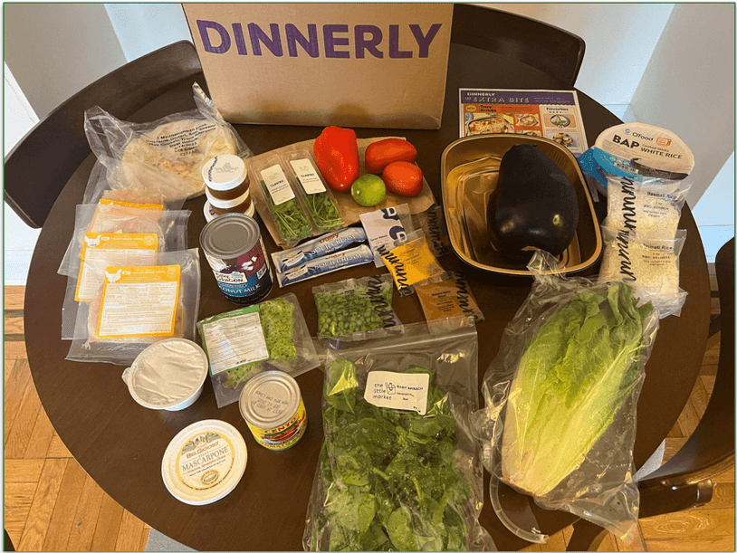 Our reviewer was impressed with Dinnerly’s ingredients