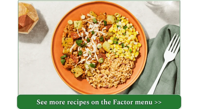 Factor's Santa Fe Green Chile Beef Skillet