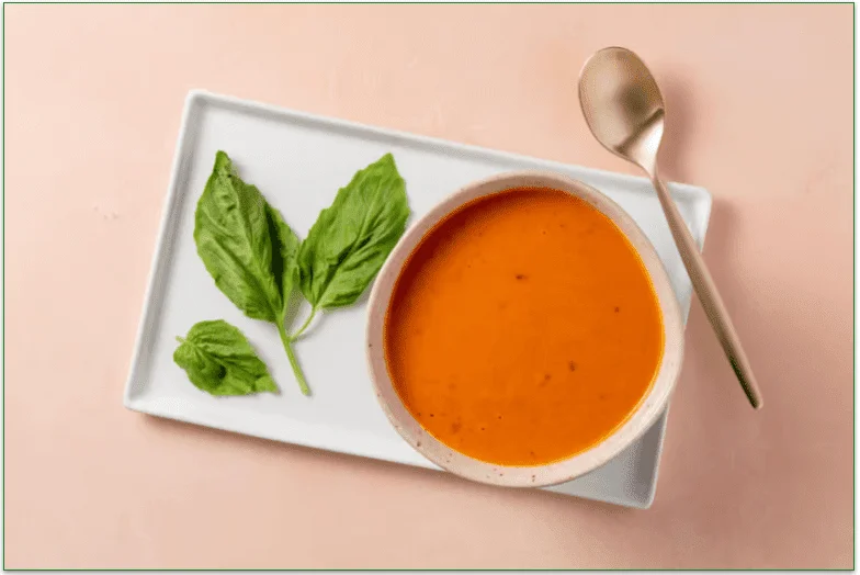 Tomato Basil Bisque from Home Chef
