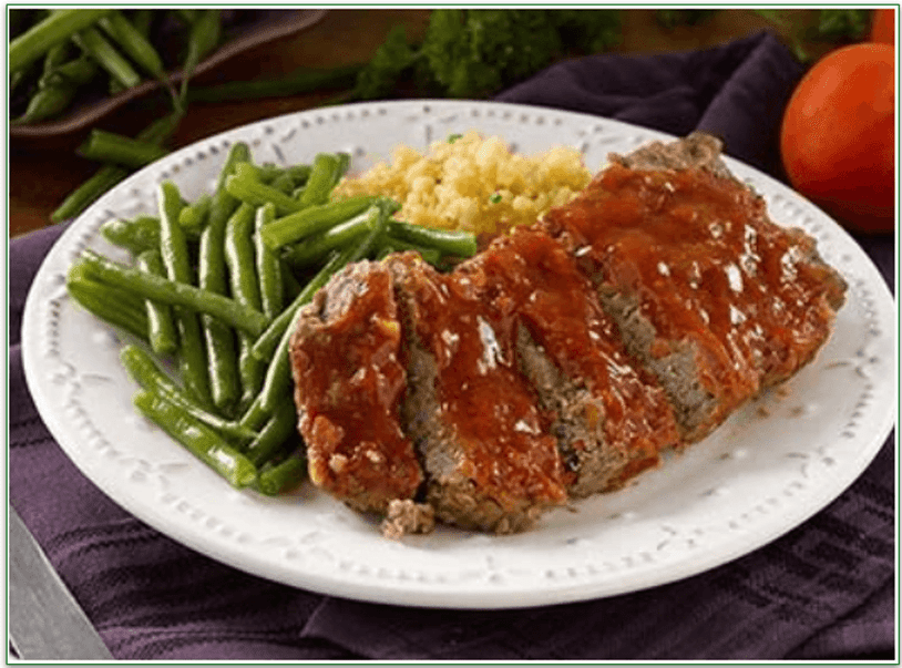 BistroMD's Meatloaf with Honey Bourbon Glaze