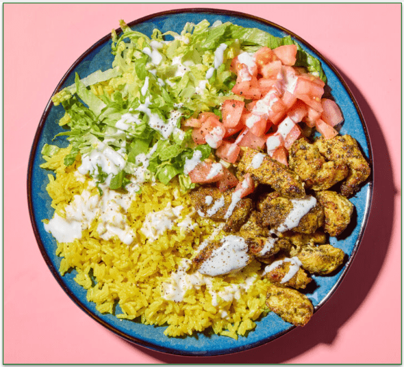Dinnerly's Halal Cart-Style Chicken & Rice