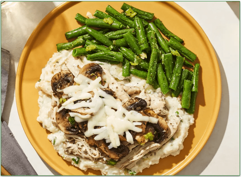 Factor's Garlic-Mushroom Chicken Thighs