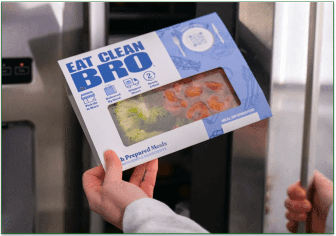 Eat Clean Bro's menu filters