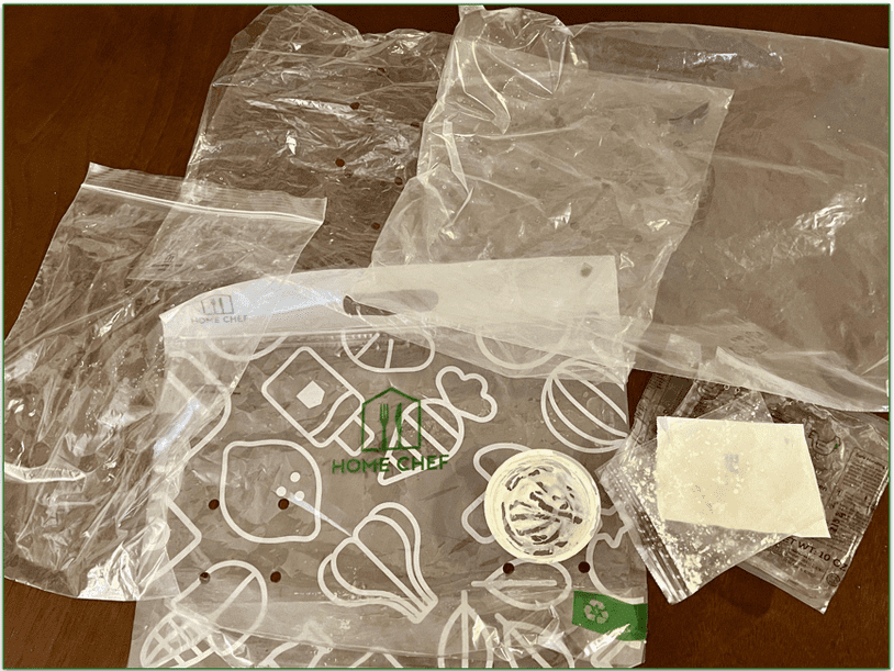 I don’t love all the plastic in Home Chef’s packaging