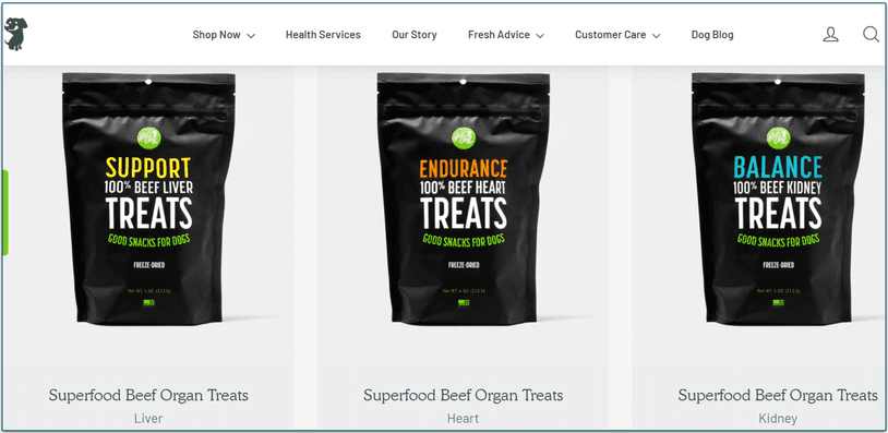 Get Joy's Superfood Beef Organ Treats