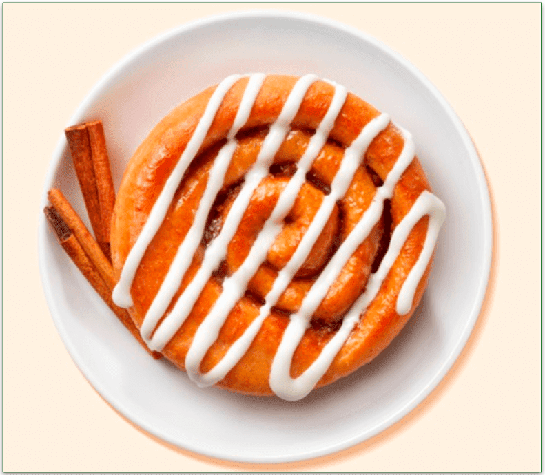 Nutrisystem's cinnamon rolls