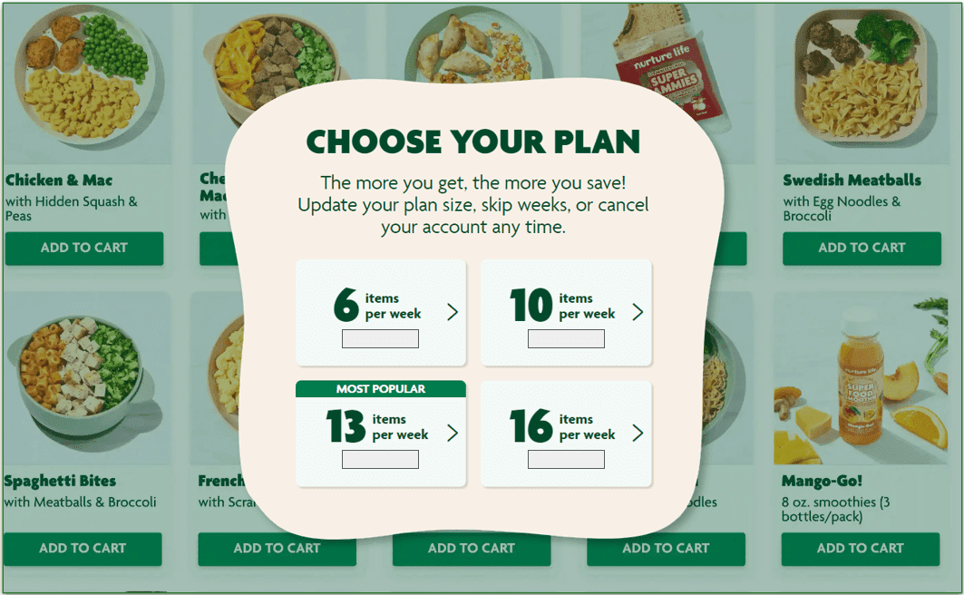 Nurture Life's flexible plan options