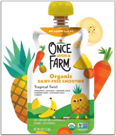 Tropical Twirl Dairy-Free Smoothie is bursting with flavors