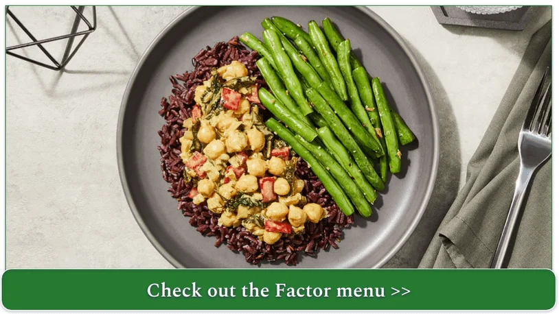 Factor's Chickpea Curry dish.