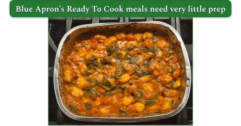 Blue Apron’s Mushroom Farrotto in a bowl