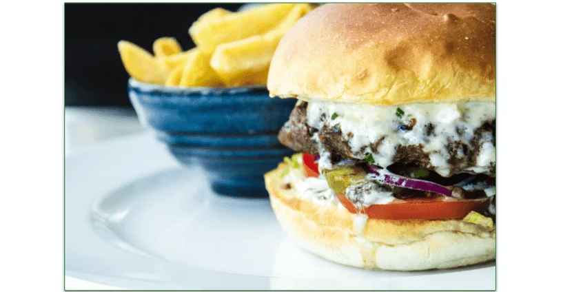 One-Sheet Greek-Style Burger from Home Chef