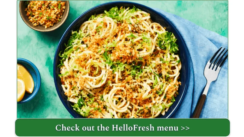 HelloFresh's Lemony Spaghetti With Brussels Sprouts